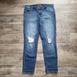 Kut From The Kloth Boyfriend Jeans Women's Distressed Frayed Knee Grunge Daily 6